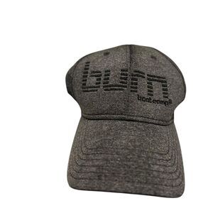 Burn Boot Camp Gray Heathered Baseball Hat Adjustable Cap Otto Flex Fit